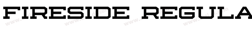Fireside Regular字体转换